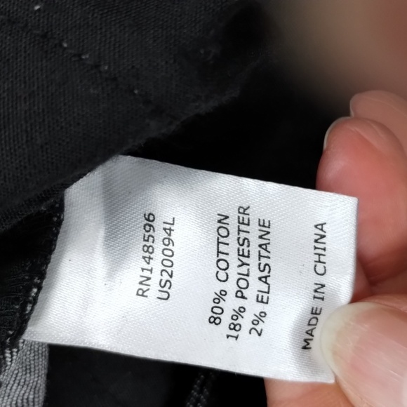 Universal Standard black shimmer jeans size 20 zip ankle new w/ tags 29" inseam - Picture 13 of 15